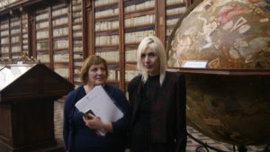 Lucia Marchi, Direttrice della Biblioteca Casanatense, e Mariapia Ciaghi, CEO e Founder de Il Sestante