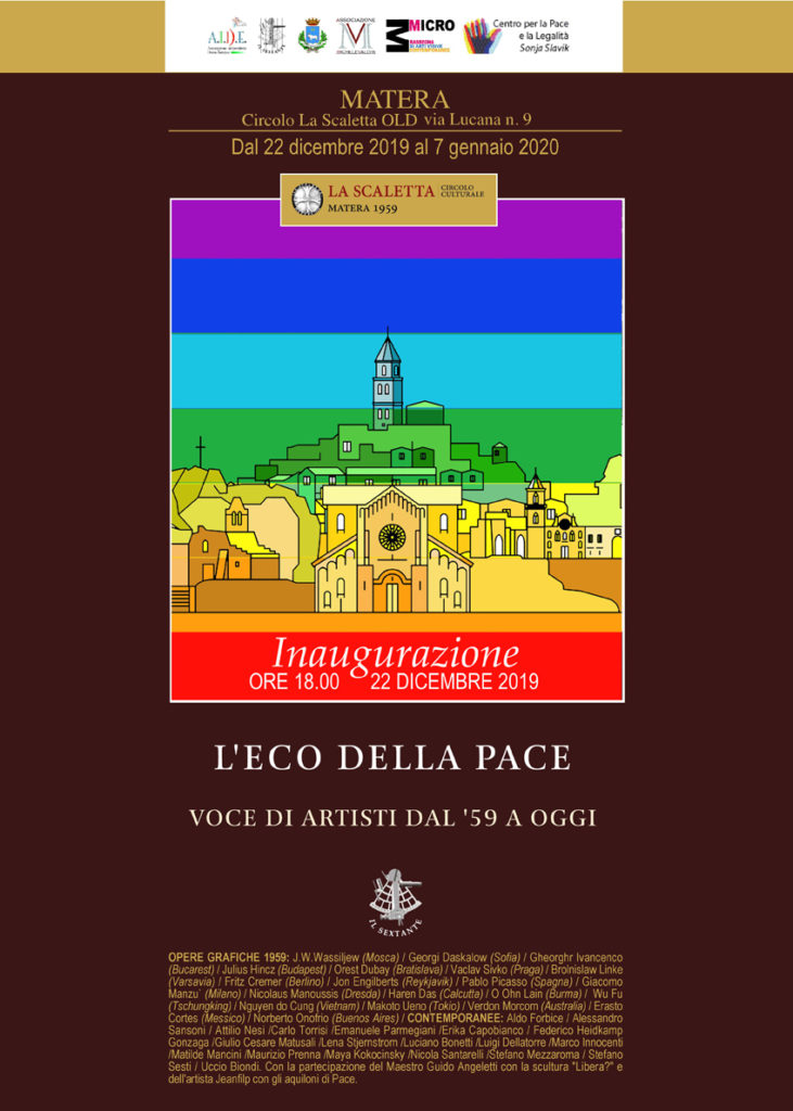 L'Eco della Pace, Matera, 2019, Locandina