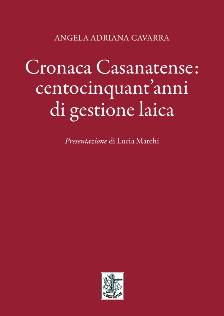 Il Sextante Casanatense - Collana della Casa Editrice Il Sextante che nasce dalla collaborazione con la Biblioteca Casanatense. La collana è diretta da Lucia Marchi.